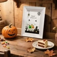 thumbnail image 2 of Desktop Ornament Cute Sea Glass Art Handmade Friendship Mini Frame Wall Unique Adorable Scene for Home Decoration,4-Pack, 2 of 4