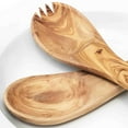 thumbnail image 4 of Gastro Chic 2 Piece Olive Wood Salad Server Set, Spoon and Fork, Mediterranean Olive Wood, 11 3/4 Inches Long, 2 1/4 Wide, 4 of 4