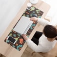 thumbnail image 3 of Long Mouse Pads for Desk,DarkBrown Cartoon Dinosaurs Forest Desk Mats on Top Of Desks, Desk Mouse Pad Extra Large with 3mm Non-Slip Base and Stitched Edge for Gaming,Work,Home 31.5"x11.8", 3 of 5