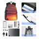 thumbnail image 4 of Disketp Sunset Western Desert Cowboy Mochila Ligera Clásica con Múltiples Bolsillos, Mochila Casual para Hombre y Mujer, Ideal para Escuela, Trabajo y Viajes, 4 of 6