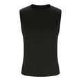 thumbnail image 5 of Leesechin Men's Tank Top Sleeveless Tee Round-Neck Summer Tshirt Loose Fit, 5 of 5