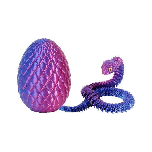 Mystical Dragon Egg with Surprise Transforming Snake Toy Interactive Fantasy Creature for Kids and Collectors