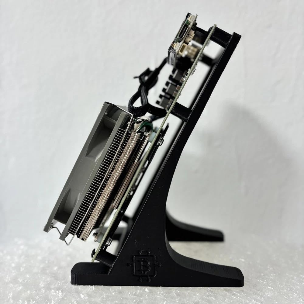 NerdQaxe++ Bitcoins Miner 4.8TH/s ASIC Miner & Crypto Miner - Solo Miner for BTC, Low Power 75W, 2.4Gwifi Open-Source, SHA-256 Silent Home Mining with Bitaxe Miner Technology