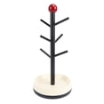 thumbnail image 2 of YAHHU Spacious Cup Drying Rack Stand with Drain Tray – Sturdy Wood, Non‑Slip Design, Versatile for Kitchen, Bathroom & Cosmetics, 2 of 10