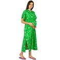 thumbnail image 3 of Bimba Cotton Kaftan Hospital Gown, Nursing Moms kaftan & to be Moms Gift, 3 of 6