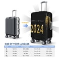 thumbnail image 6 of Bixox Washable Happy New Year 2024 Printed Luggage Cover, Fashion Suitcase Protector Fits for X-Large luggage, 6 of 8