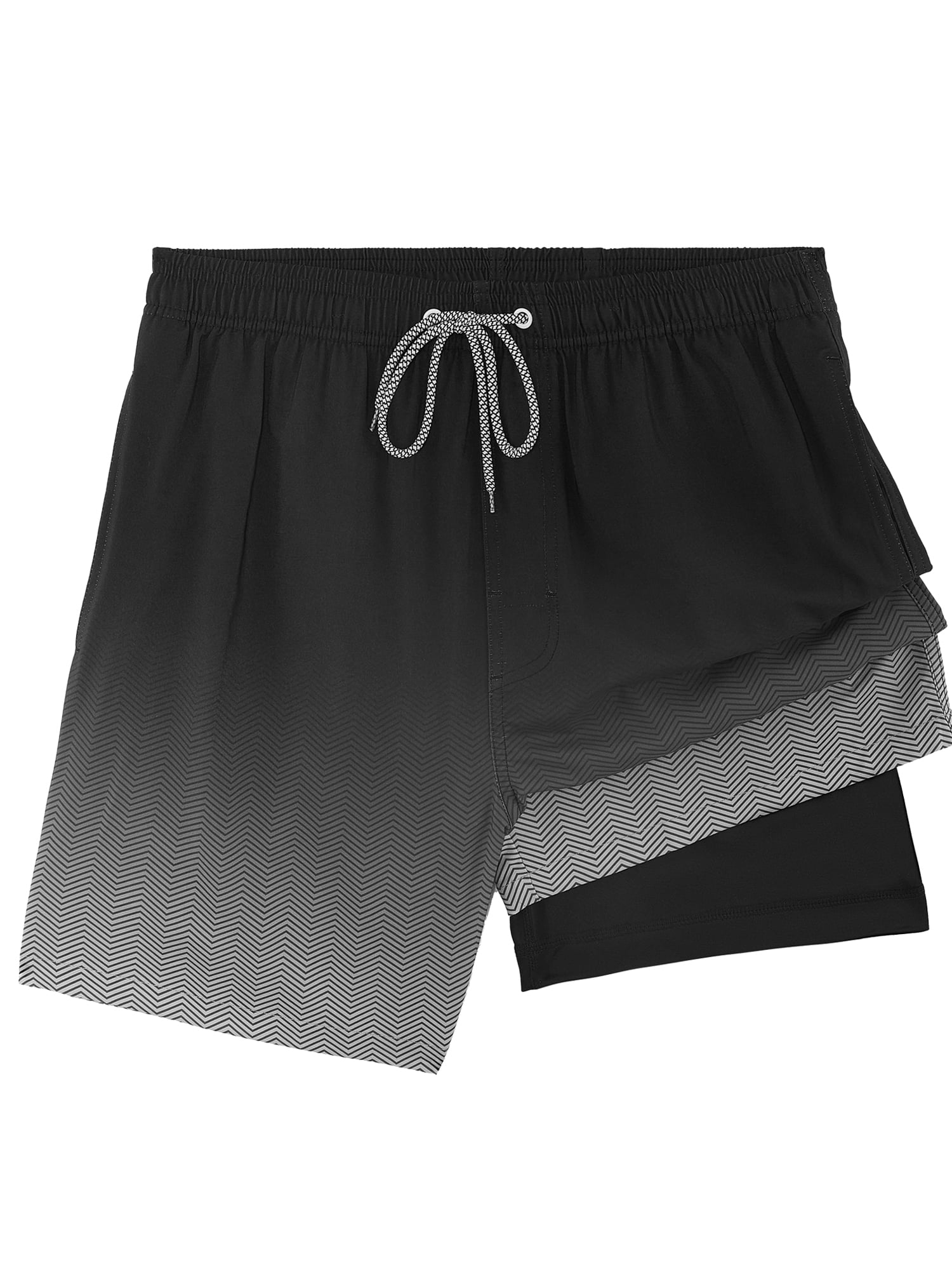 APTRO Mens Swim Trunks With 2 in 1 Compression Liner 5.5