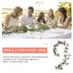 thumbnail image 5 of Guirnalda de vid de flores falsas rosa artificial para fiesta de boda (6.4 pies rosa) JShteea Libre de BPA, 5 of 9