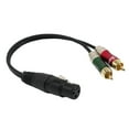 thumbnail image 2 of Cable de sonido estéreo CUTICAT XLR a 2 RCA 30 cm, 2 of 7