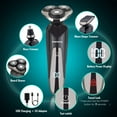 thumbnail image 2 of Electric Razor for Men - Rechargeable Electric Shaver for Men, Waterproof Wet Dry Cordless Razor with Nose Hair Trimmer and Sideburns Trimmer, 2 of 4