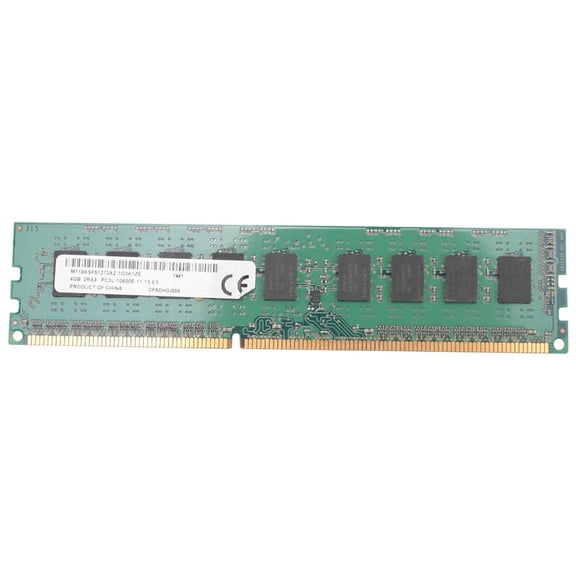 4GB DDR3 1333MHz ECC Memory 2RX8 PC3-10600E 1.5V RAM Unbuffered for Server Workstation