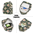 thumbnail image 5 of FORMRS Mini Backpack Purse for Women Travel Daypack Casual Shoulder Bag, Pink Geometric Flowers, 5 of 7