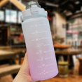 thumbnail image 2 of 2l Water Bottle With Straw Time Marker Motivational Sport Bottle, 2 of 3