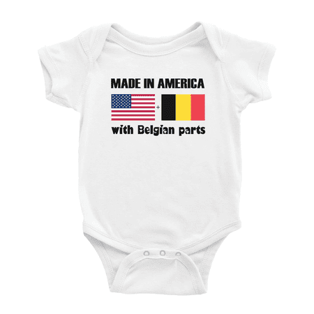 

Made In America With Belgian Parts Funny Baby Clothing Bodysuits For Boy Girl