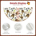 thumbnail image 3 of Sikiie German Shepherd Dog Nativity Christmas Tree Skirt, Jesus Christian Winter Holiday Tree Mat Decoration(30-48IN)48", 3 of 6