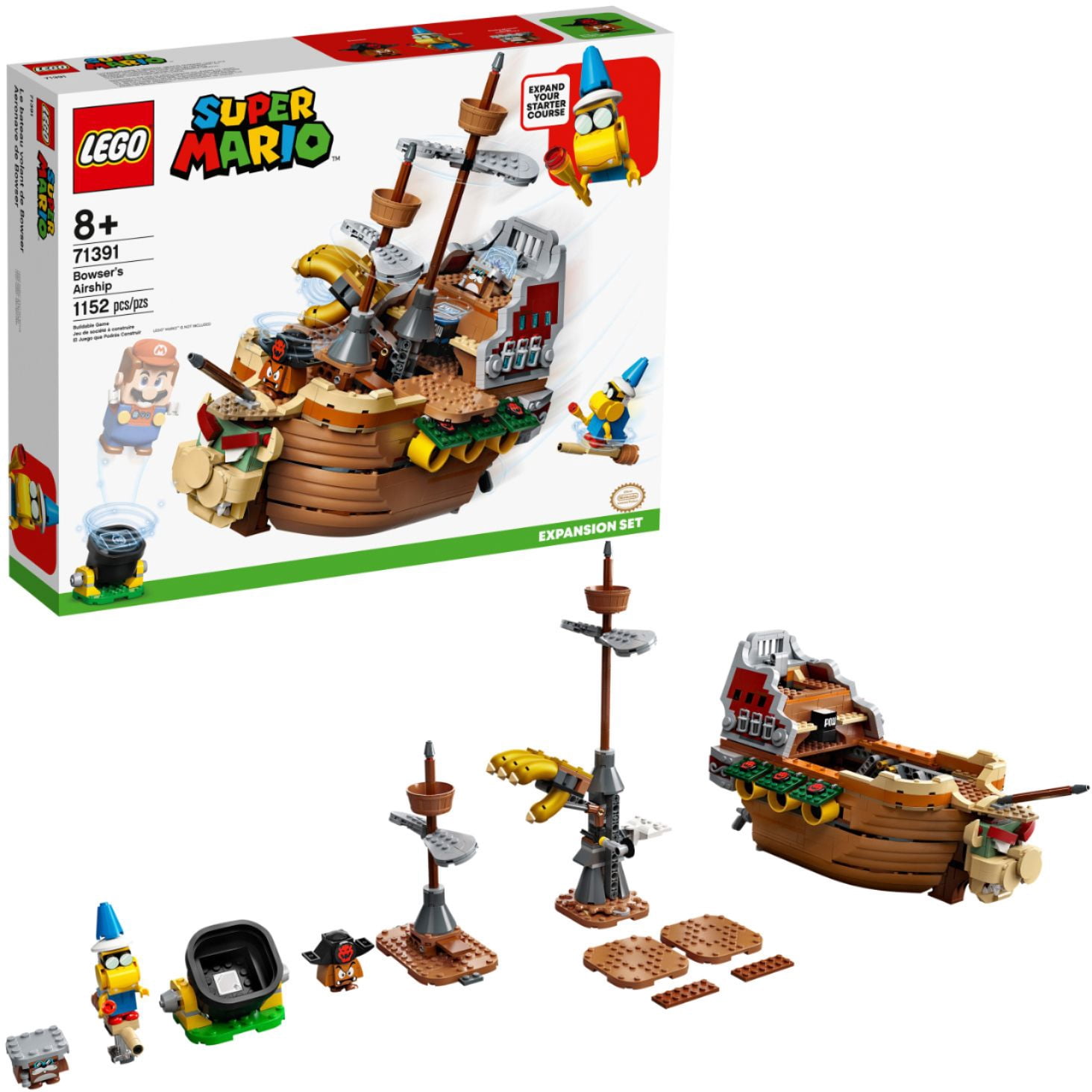 LEGO, Super Mario Bowser's Airship Expansion Set, 71391