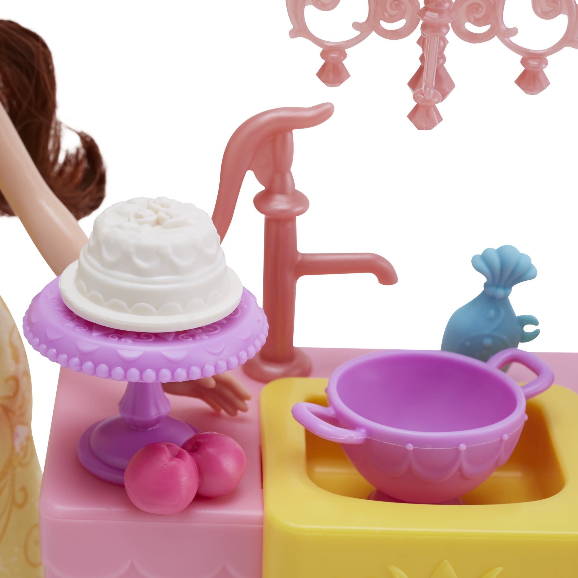 Disney Princess Belle's Royal Kitchen, Fashion Doll and Playset with 13  Accessories, Mrs. Potts, and Chip, Toy for Girls 3 Years and Up - Yahoo  Shopping