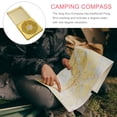thumbnail image 4 of MasteelfCA 1 Pce Boussole Feng Shui Multi-Usage Couverture Rabattable Luo Pan Camping Survie Boussole, 4 of 7