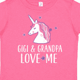 thumbnail image 4 of Inktastic Gigi and Grandpa Love Me Unicorn Grandchild Girls Toddler T-Shirt, 4 of 5