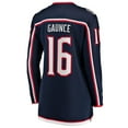 thumbnail image 3 of Women's Fanatics Brendan Gaunce Navy Columbus Blue Jackets Home Breakaway Jersey, 3 of 3