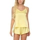 thumbnail image 4 of Conjunto de ropa de dormir para mujer Encantador chaleco con cuello en V, pantalones cortos, camisón, amarillo, M Guardurnaity XX000231-11, 4 of 7