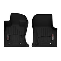 WeatherTech Custom Fit FloorLiners compatible with Velar, F-Pace - 1st Row (Driver & Passenger), Black