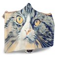 thumbnail image 2 of Sea Cat Hooded Blanket, 2 of 5