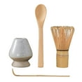 thumbnail image 3 of Ceremonial japonés Matcha Juego completo de té para salón de té Apariencia elegante Cuchara de Matcha Durable para salón de té, de patrón blanco Macarena Soporte para batidor Matcha, 3 of 8