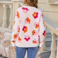 thumbnail image 4 of Bovemsi Womens Sweaters Cozy Women's Autumn And Winter Knitted Long Sleeved Sweater Warm Comfortable Top Casual Fashion Business Casual Sweaters, 4 of 9