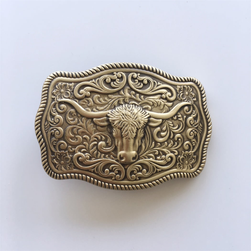 Solid Brass Western Belt Buckle for Cowboys Bahrain Ubuy