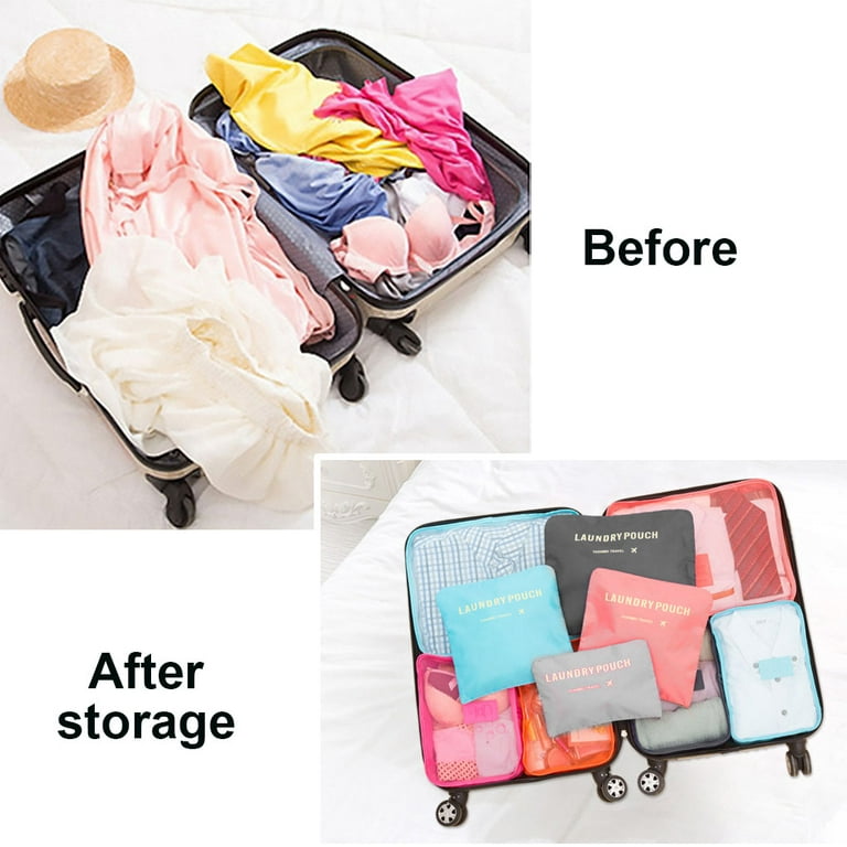 20 Pcs Travel Storage Bags, Clothes Packaging Bags, Reusable Plastic  Ziplock Bags, Frosted Waterproof Resealable Clothing Zipper Bags Pouch for  Travel