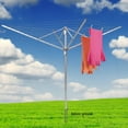 thumbnail image 6 of Household Essentials Umbrella Clothesline Dual Height Dryer, Sturdy and Weather-proof Aluminum, 192 Feet of Hanging Line, Quick Setup, Fully Strung, Perfect for Outdoor Drying, Silver, 6 of 7
