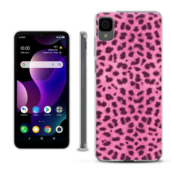 Slim-Fit Gel TPU Phone Case for TCL 30Z / 30 Z / 30 LE, by OneToughShield ® - Cheetah Pink