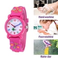thumbnail image 1 of 3D Lovely Cartoon Butterfly Watch for Kids Waterproof PVC Watch for Girl and Boy, 1 of 8