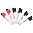 thumbnail image 1 of GoSports Marqueurs Effaçables à Sec pour Tableau d'Entraîneurs 6 Pack - Inclut 4 Stylos Noirs & 2 Stylos Rouges, 1 of 3
