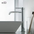 thumbnail image 2 of Kibi Circular Single Handle Bathroom Vessel Sink Faucet with Pop Up Drain, 2 of 4