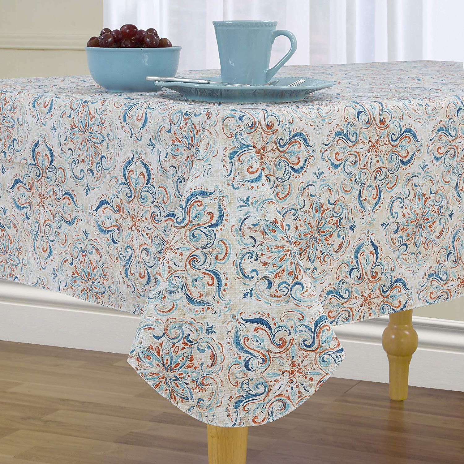 Belham Living Furniture70 X 90 Oval Tablecloth - 2fqkdpe