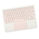 thumbnail image 2 of Teclado inalámbrico rosa con panel táctil - Tecla cuadrada de bajo ruido - 10 pulgadas - Multifuncional para teléfonos y computadoras portátiles, 2 of 10