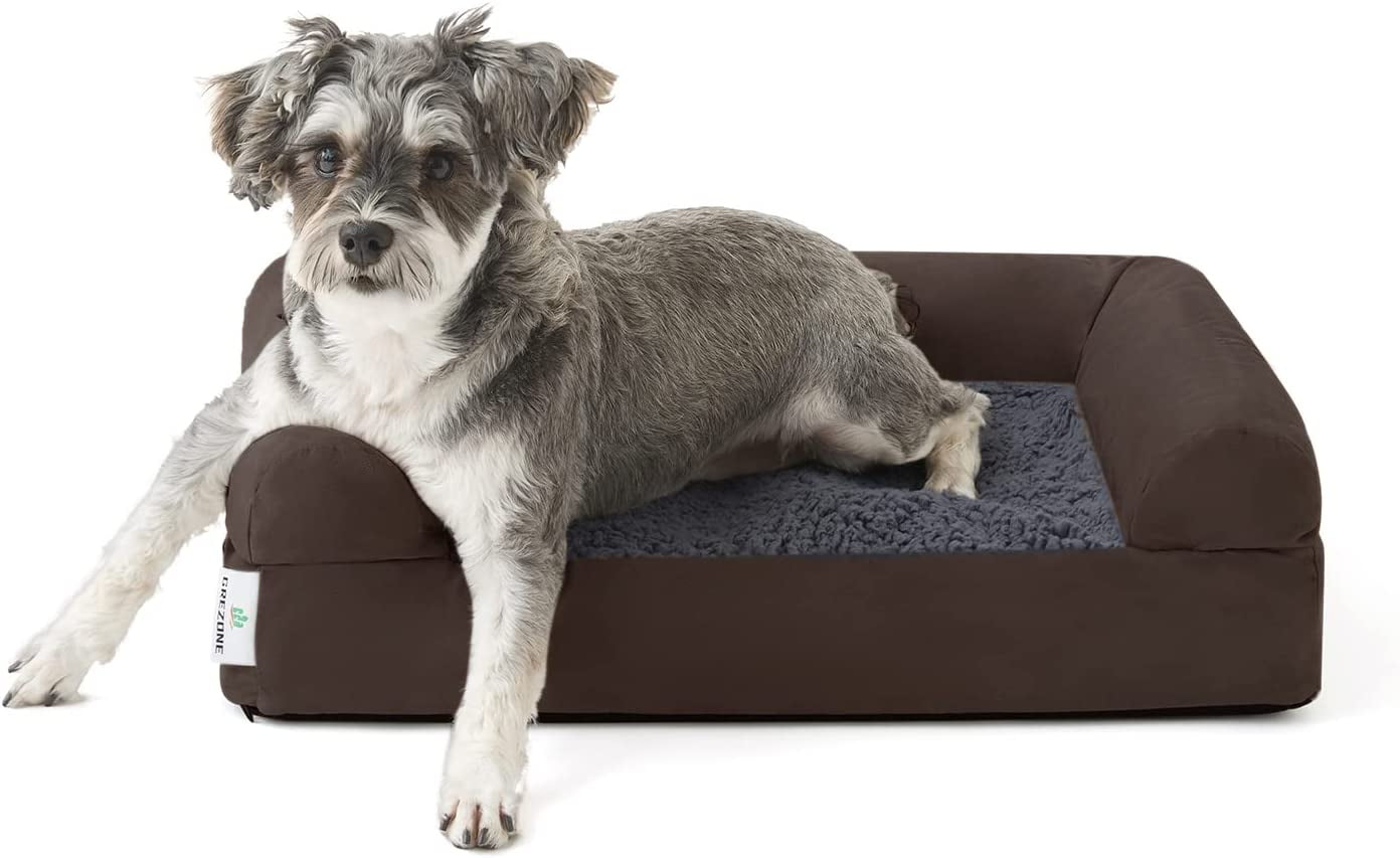 Grezone Orthopedic Dog Beds Furniture for Small/Medium/Large/Extra