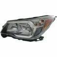 thumbnail image 2 of For Subaru Forester 2014 2015 2016 Headlight Assembly Driver and Passenger Side | Pair | Composite | 2.0L | Gray Bezel | CAPA | SU2502146, SU2503146 | 84001SG111, 84001SG101, 2 of 3