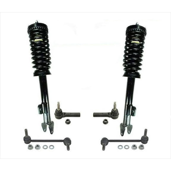 Front Struts Tie Rods & Links for Chrysler 300 Rear Wheel Drive 6Pc Kit 05-10