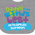thumbnail image 4 of Inktastic Orthopedic Surgeon Daddy Boys or Girls Baby Bib, 4 of 4