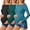 Black/Lake Green/Blue Green, variant on Weardear 3 Packs Maternity Tops Long Sleeve Boat Neck Pregnancy Tunic T Shirts Side Ruched Casual Pregnant Clothes