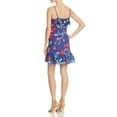 thumbnail image 2 of Parker Womens Erica Floral Ruffled Mini Dress Blue 8, 2 of 4