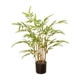 thumbnail image 2 of bambú artificial, bonsái, realista, falso, en maceta, planta bambú artificial para sala estar, jardín, escritorio, decoración del hogar 06 m de alto, 2 of 8
