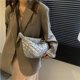 thumbnail image 5 of Bolso Hombro Otoño Invierno Bandolera Bolsos Acolchados Bolsos Grandes De Mujer Plata, 5 of 9