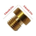 thumbnail image 2 of Pack de 10 Taille de Filetage de Carburateur de Moto et Résistant; Pas 72-150 Moto M6 Rond Lent Pièces de Réparation de Moteur à Jet Principal PHBL Buse PHF 114-128, 2 of 9