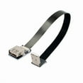 thumbnail image 2 of Chenyang CY Down Angled USB 2.0 Type-A Male to Female Extension Data Flat Slim FPC Cable for FPV and Disk and Scanner and Printer, 2 of 7