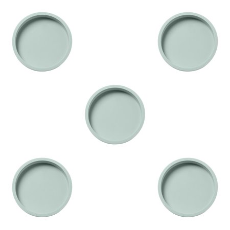 

Redempion Non-stick Silicone Cake Mold Non-toxic Baking Tray Mold Chocolate Biscuit Cake Decoration Round Shape Blue blue Round 5PCS