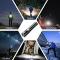 thumbnail image 2 of MoonSun 10000 Lumens Rechargeable Flashlights, Powerful Flashlight for Home Hiking Hunting Camping, Zoomable Outdoor LED Handheld Flashlights, 2 of 9